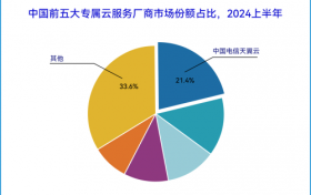 夺魁！天翼云荣登2024H1中国专属云服务市场第一